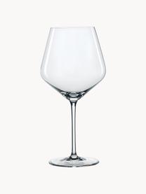 Kristall-Rotweingläser Style, 4 Stück, Kristallglas

Bring den Glanz von Kristallglas auf Deinen Esstisch! Das Glas ist außergewöhnlich transparent und schwer, dadurch fühlt es sich wertig an und sieht gleichzeitig auch noch gut aus. Zudem machen die filigranen Schliffe jedes Stück zu einem besonderen It-Piece, das sowohl praktisch als auch schön ist., Transparent, Ø 11 x H 23 cm, 640 ml
