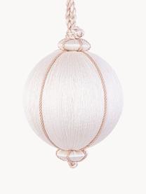 Palline albero di Natale Dressed 4 pz, Fibra sintetica, Bianco, rosa chiaro, Ø 10 x Alt. 10 cm