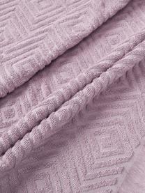 Handdoek Jacqui met hoog-laag patroon, in verschillende formaten, Lavendel, Handdoek, B 50 x L 100 cm, 2 stuks