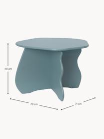 Tavolo per bambini in legno dalla forma organica Slope, Pannello di fibra a media densità (MDF) laccato

Questo prodotto è realizzato con legno di provenienza sostenibile e certificato FSC®., Grigio-blu, Larg. 71 x Prof. 70 cm