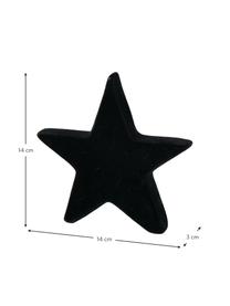 Set de piezas decorativas estrellas Mido, 14 cm, 2 uds., Terracota, Negro, An 14 x Al 14 cm