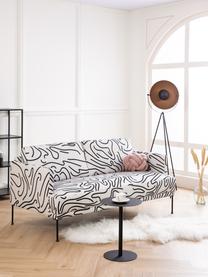 Gemustertes Sofa Fluente (2-Sitzer), Bezug: 100% Polyester Der hochwe, Gestell: Massives Kiefernholz, Webstoff Weiss, B 166 x T 85 cm