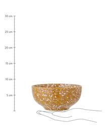 Miska s efektnou glazúrou Carmel, 2 ks, Kamenina, Hnedá, béžová, Ø 16 x V 8 cm, 600 ml