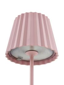 Lampada da tavolo portatile a LED da esterno Trellia, Alluminio verniciato, Rosa, Ø 15 x Alt. 38 cm