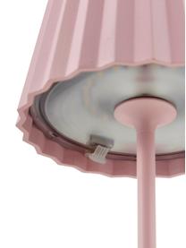 Lampada da tavolo portatile a LED da esterno Trellia, Alluminio verniciato, Rosa, Ø 15 x Alt. 38 cm