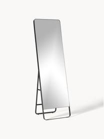 Miroir d'angle sur pied Kilian, Noir, larg. 48 x haut. 160 cm