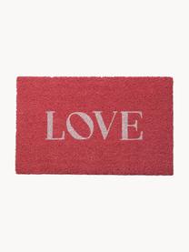 Zerbino Love, Retro: plastica (PVC), Rosso, bianco, Larg. 40 x Lung. 60 cm