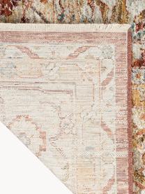 Kurzflor-Läufer Sahar mit Ornamentmuster, 100 % Polyester, Rottöne, Gelbtöne, Beigetöne, B 70 x L 310 cm
