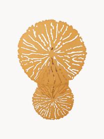 Designové nástěnné svítidlo Lovetann, Potažený kov, Zlatá, Š 23 cm, V 55 cm