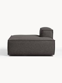 Chaise longue module Lennon, Bekleding: 100% polyester De slijtva, Frame: massief grenenhout, multi, Poten: kunststof Dit product is , Geweven stof antraciet, B 150 x D 123 cm, rugleuning links