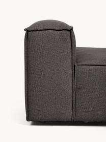 Chaise longue module Lennon, Bekleding: 100% polyester De slijtva, Frame: massief grenenhout, multi, Poten: kunststof Dit product is , Geweven stof antraciet, B 150 x D 123 cm, rugleuning links