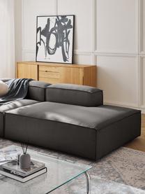 Chaise longue module Lennon, Bekleding: 100% polyester De slijtva, Frame: massief grenenhout, multi, Poten: kunststof Dit product is , Geweven stof antraciet, B 150 x D 123 cm, rugleuning links