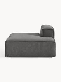 Chaise longue module Lennon, Bekleding: 100% polyester De slijtva, Frame: massief grenenhout, multi, Poten: kunststof Dit product is , Geweven stof antraciet, B 150 x D 123 cm, rugleuning links