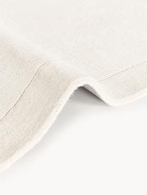 Kurzflor-Teppich Kari, 100 % Polyester, GRS-zertifiziert, Cremeweiß, B 80 x L 150 cm (Größe XS)