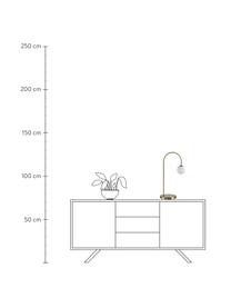Stolní lampa Milo, Zlatá, Š 20 cm, V 55 cm