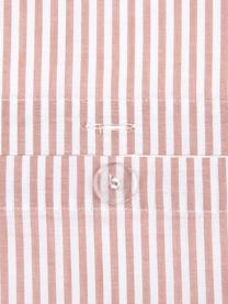 Parure copripiumino in cotone ranforce Ellie, Tessuto: Renforcé, Bianco, rosso, 255 x 200 cm + 2 federe 50 x 80 cm