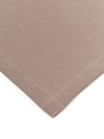 Chemin de table en lin taupe Lion, Taupe