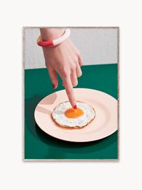 Poster Fried Egg, 210 g mattes Hahnemühle-Papier, Digitaldruck mit 10 UV-beständigen Farben

Dieses Produkt wird aus nachhaltig gewonnenem, FSC®-zertifiziertem Holz gefertigt., Dunkelgrün, Peach, Bunt, B 70 x H 100 cm