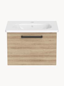 Lavabo con mobiletto Orna, Larg. 60 cm, Maniglie: metallo rivestito, Legno, Larg. 60 x Alt. 42 cm