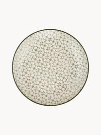 Súprava raňajkových tanierov s jemným vzorom Karine, 4 diely, Keramika, Viacfarebná, Ø 20 cm