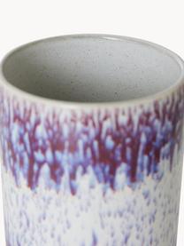 Handbemalte Aufbewahrungsdose 70's mit reaktiver Glasur, Keramik, Mehrfarbig, Ø 11 x H 23 cm