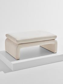 Banc en velours Mika, Velours beige, larg. 105 x haut. 45 cm