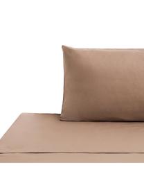 Ropa de cama de renforcé Lenare, Gris pardo, Cama 90 cm (150 x 290 cm)