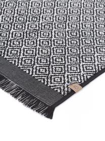 Serviette de toilette coton pur Morocco, de différentes tailles, Noir, blanc, Drap de bain, larg. 70 x long. 140 cm