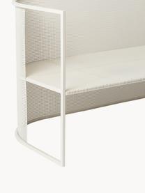 Canapé lounge de jardin Bauhaus, Acier, revêtement par poudre, Blanc crème, larg. 170 x prof. 64 cm