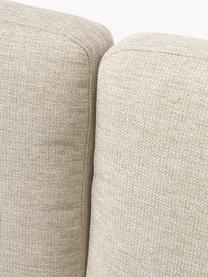 Sofa Cucita (2-Sitzer), Bezug: Webstoff (Polyester) Der , Gestell: Massives Kiefernholz, Webstoff Hellbeige, B 187 x T 94 cm