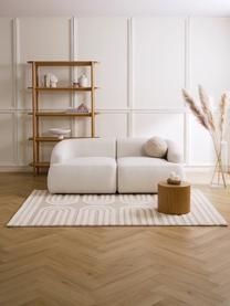 Handgetufteter Wollteppich Arne, Flor: Wolle, Beige, Cremeweiss, B 80 x L 150 cm (Grösse XS)