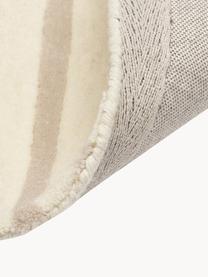 Tapis en laine tufté main Arne, Beige, blanc crème, larg. 80 x long. 150 cm (taille XS)
