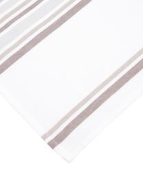 Placemats Katie, 2 stuks, Katoen, Wit, beige, 40 x 50 cm