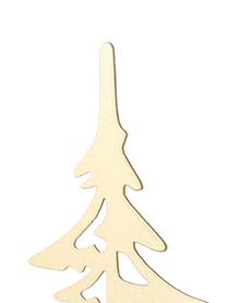 Portavelas de metal Foresta, Metal recubierto, Dorado, An 27 x Al 18 cm