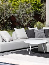 Salon de jardin modulable Piper, 4 élém., Tissu gris clair, Lot de tailles différentes