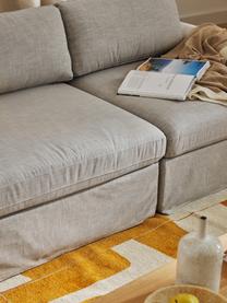 Modulares Sofa Russell (4-Sitzer) mit abnehmbaren Bezügen, Bezug: 100% Baumwolle Der strapa, Gestell: Massives Kiefernholz, Spe, Webstoff Beige, B 309 x T 103 cm