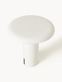 Malá prenosná stolová LED lampa Takku, stmievateľná, Potiahnutý kov, Biela, Š 18 x V 19 cm