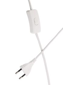 Kleine Tischlampe Bright Soul, Lampenschirm: Stoff, Lampenfuß: Keramik, Beige, Cremeweiß, Ø 18 x H 30 cm