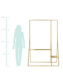 Appendiabiti in metallo Stacker, Metallo, rivestito, Ottonato, Larg. 125 x Alt. 190 cm