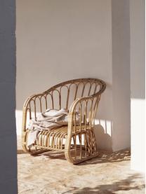 Sedia con braccioli in rattan  Palma, Rattan, Rattan, Larg. 60 x Prof. 65 cm