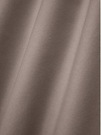 Sábana bajera cubrecolchón de franela Biba, Gris pardo, Cama 200 cm (200 x 200 x 15 cm)