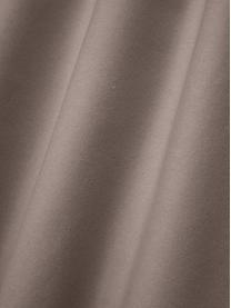 Topper hoeslaken Biba, flanel, Weeftechniek: flanel, Taupe, B 200 x L 200 cm, H 15 cm