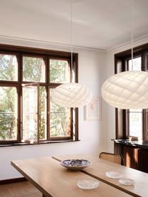 Ovale hanglamp Patera, Lampenkap: PVC-folie, Zonder peertje, Ø 50 x H 36 cm