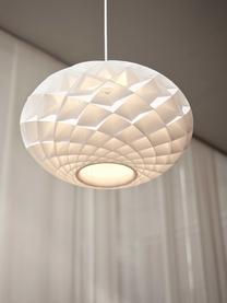 Ovale hanglamp Patera, Lampenkap: PVC-folie, Zonder peertje, Ø 50 x H 36 cm