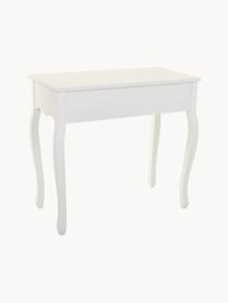Konzolový stolík z borovicového dreva Ona, Mangové drevo, biela lakovaná, Š 80 x V 75 cm