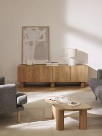 Mueble TV de madera de roble Cadi, Madera de roble aceitada, An 180 x Al 55 cm