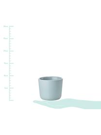 Taza Olli, 2 uds., Gres, Azul claro, Ø 9 x Al 8 cm