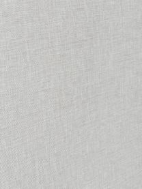 Cama continental Premium Eliza, Patas: madera de abedul maciza p, Tejido gris claro, 140 x 200 cm, dureza 2