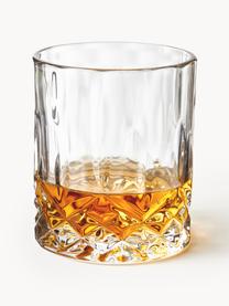 Set da whisky in cristallo con rilievo George 3 pz, Vetro, Trasparente, Set in varie misure