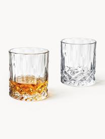 Set da whisky in cristallo con rilievo George 3 pz, Vetro, Trasparente, Set in varie misure
